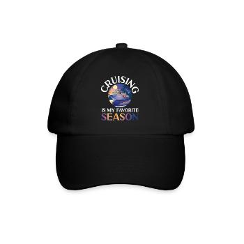 Cruise Ship Vacation Girl Cruising - Baseball Cap - black/black - Front