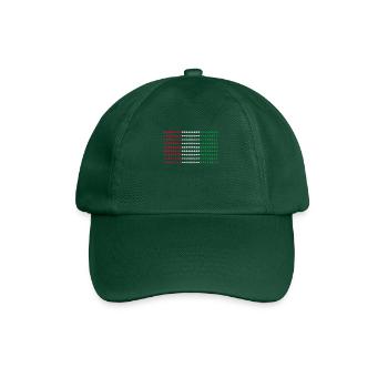 Italian flag - Baseball Cap - bottle green - Front