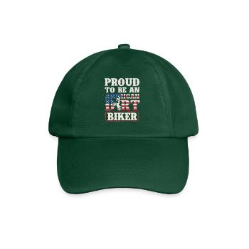 Motorcross Enduro Off Road Dirt Biker - Baseball Cap - bottle green - Front