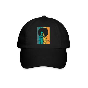 Unapologetic Black Afro-American - Baseball Cap - black/black - Front