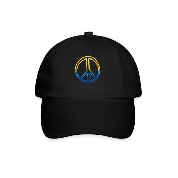 Soutenez l’Ukraine, la paix et non la guerre - Casquette classique - noir/noir - Devant