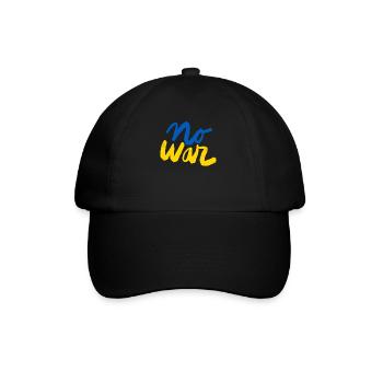 Stand with Ukraine Peace No War - Baseball Cap - black/black - Front