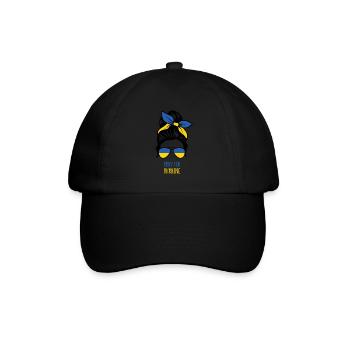 Soutenez l’Ukraine, la paix et non la guerre - Casquette classique - noir/noir - Devant