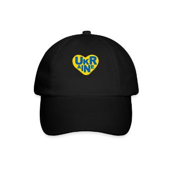Soutenez l’Ukraine, la paix et non la guerre - Casquette classique - noir/noir - Devant
