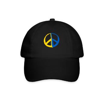 Soutenez l’Ukraine, la paix et non la guerre - Casquette classique - noir/noir - Devant