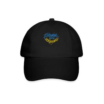 Soutenez l’Ukraine, la paix et non la guerre - Casquette classique - noir/noir - Devant