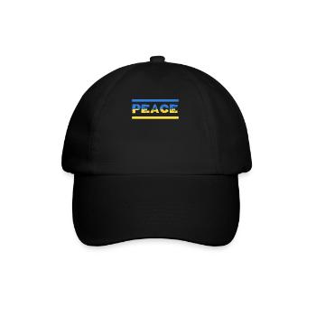 Soutenez l’Ukraine, la paix et non la guerre - Casquette classique - noir/noir - Devant
