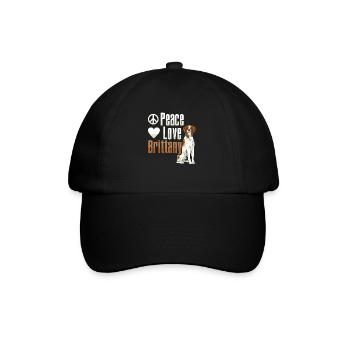 Français Bretagne Épagneul Epagneul Breton Cadeau - Casquette classique - noir/noir - Devant