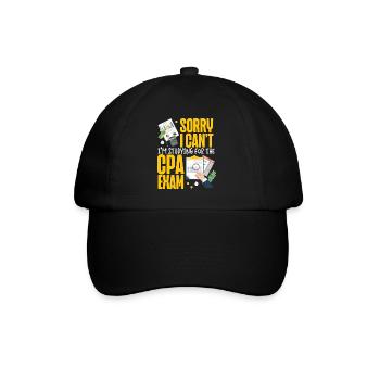 Accountant Bookkeeper Accounting - Baseball Cap - black/black - Front