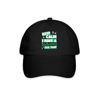 Accountant Bookkeeper Accounting - Baseballkappe - Schwarz/Schwarz - Vorne
