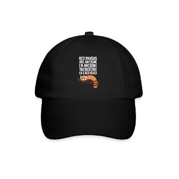 Les pandas roux sont géniaux Je suis génial, donc je suis - Casquette classique - noir/noir - Devant