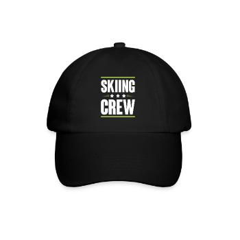 Équipe de ski - Casquette classique - noir/noir - Devant