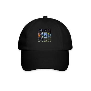 Fish - Baseball Cap - black/black - Front