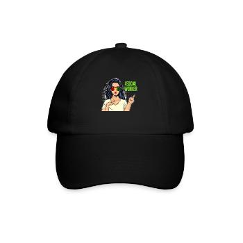 Africa I am a social worker - Baseball Cap - black/black - Front