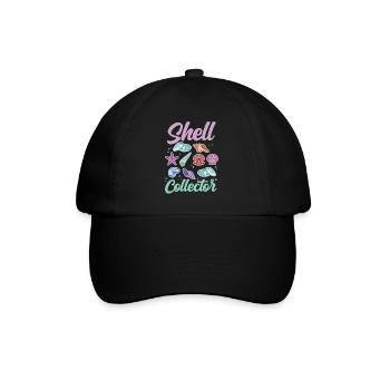 Shell collectors Mussel collectors collect mussels - Baseball Cap - black/black - Front