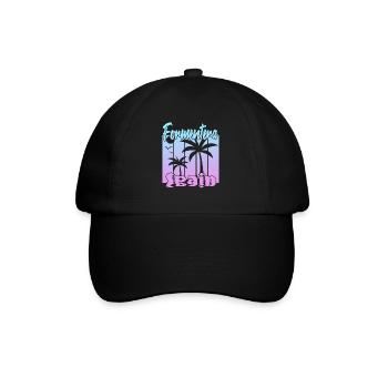 Formentera Spain - Baseball Cap - black/black - Front