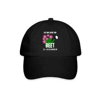 Garten Gärtner Galabauer Witz Galabau - Baseballkappe - Schwarz/Schwarz - Vorne