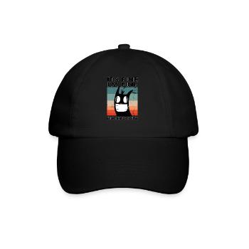 It's okay, I'm fine - Baseball Cap - black/black - Front