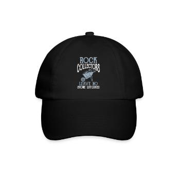 Rockhound Geology Rock Collecting Stone Collectors - Baseball Cap - black/black - Front
