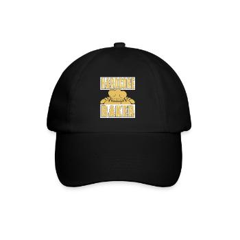 Hardcore Baker - Baseball Cap - black/black - Front