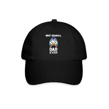 Daddy Daddy North Sea Best Seagull Dad - Baseball Cap - black/black - Front