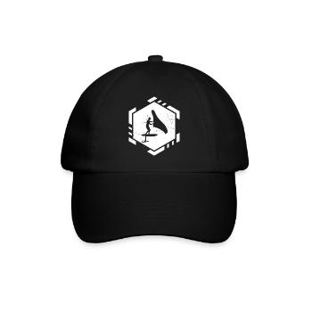 hydrofoil wingfoil Women wingsurf foilwing - Baseball Cap - black/black - Front