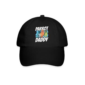 Perroquet Papa Mignon Animal Pet Perroquet - Casquette classique - noir/noir - Devant