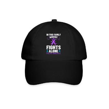 Epilepsy Convulsive disease Epileptic seizure - Baseball Cap - black/black - Front