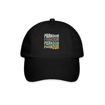 Parkour - Casquette classique - noir/noir - Devant