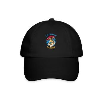 Decrime Nature Colorful Magic Mushroom Skeleton - Baseball Cap - black/black - Front
