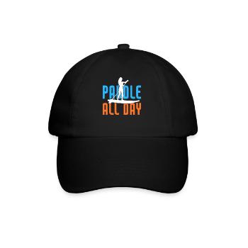 SUP Paddle Board Paddleboarding - Baseball Cap - black/black - Front