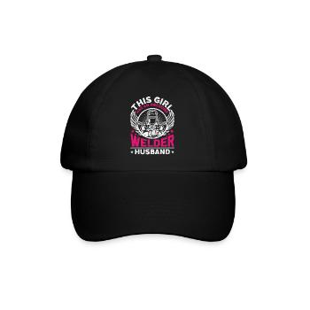 Soudeur Soudeur Femme Mari Ceci - Casquette classique - noir/noir - Devant