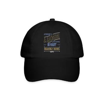 Christmas Funny Quote Sayings Planets Present Idea - Baseball Cap - black/black - Front