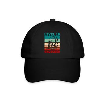 Casque déverrouillé Level18 pour les citations de joueurs - Casquette classique - noir/noir - Devant