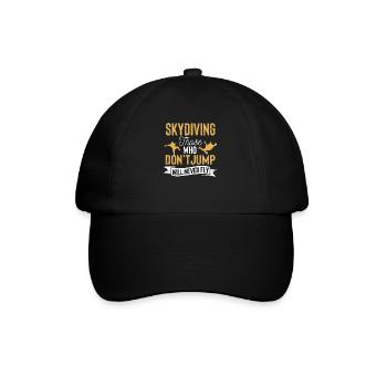 Parachutisme parachutiste - Casquette classique - noir/noir - Devant