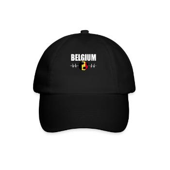 Belgium Football - Baseball Cap - black/black - Front