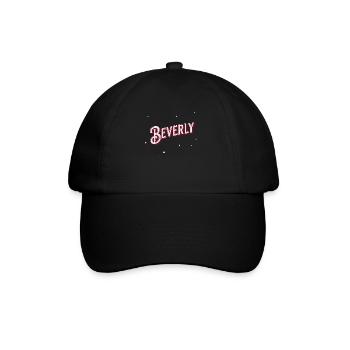 Beverly name personalized - Baseball Cap - black/black - Front