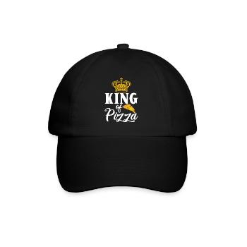 Snack Pizzalove Pizza Lover Gift - Baseball Cap - black/black - Front