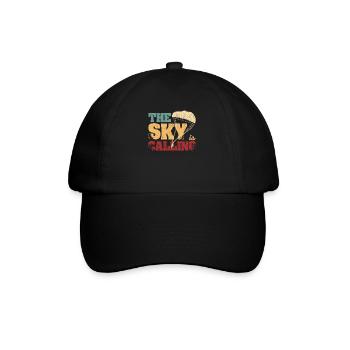 Parachutisme Adrénaline - Casquette classique - noir/noir - Devant