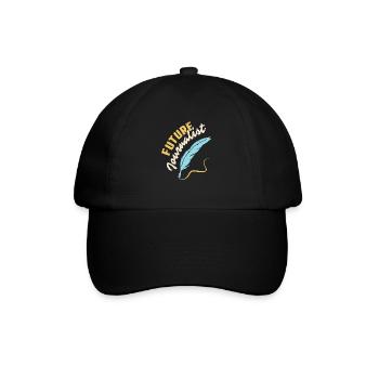 Cadeau de la chemise du futur journaliste - Casquette classique - noir/noir - Devant