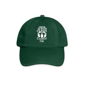 Essential Oil Diffuser Aromatherapy Plants - Baseball Cap - bottle green - Front