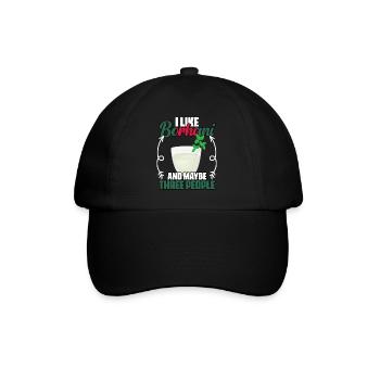 J’aime Borhani et peut-être trois personnes bangladaises - Casquette classique - noir/noir - Devant