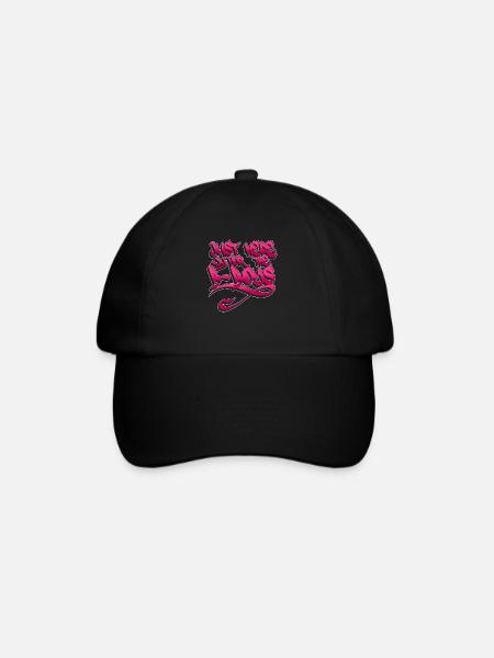 Nur hier für die B-Boys - Breakdance Hip Hop - Baseballkasket - sort/sort