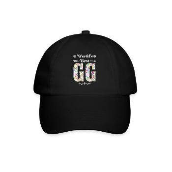 Großmutter GG Oma Geschenk - Baseballkappe - Schwarz/Schwarz - Vorne