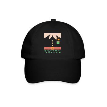 Elves Christmas Christmas Gift - Baseball Cap - black/black - Front