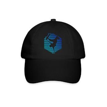 Patinage Skateboarder Homme Skateboarder Skateboard Skater - Casquette classique - noir/noir - Devant