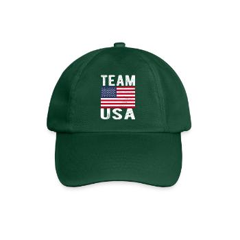 Drapeau de cerf - Casquette classique - vert bouteille - Devant