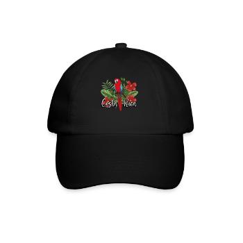 Perroquet du Costa Rica - Casquette classique - noir/noir - Devant
