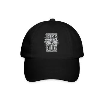 Correctional officer Guard Law enforcement officer - Baseball Cap - black/black - Front