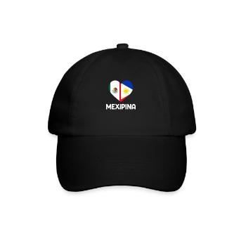 Mexipino Mexican Filipino Mexipino - Baseballkappe - Schwarz/Schwarz - Vorne